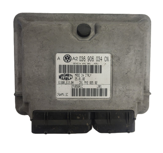 VW GOLF ECU / 036906034CN / IAW 4MV.GC / 61600.612.04 / MAGNETI MARELLI