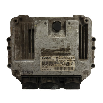 Peugeot Citroen ECU / 0281011783 / 96556780 / EDC16C34 / 9654490280 / BOSCH - B16-23 - 1