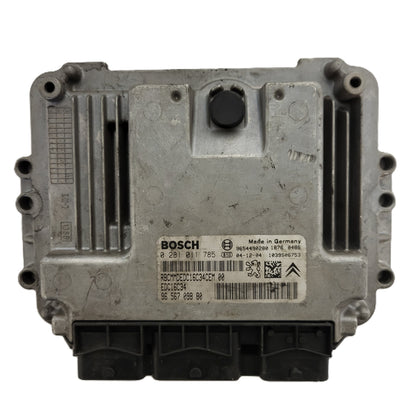 Peugeot Citroen ECU / 0281011785 / 9656709880 / 9654490280 / EDC16C34 / BOSCH - B17-01 - 1