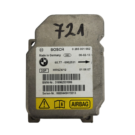 MINI COOPER ONE R50 R53 R52 MODULE ECU / 0285001682 / 65.77-6962531 / MRSZ4/12