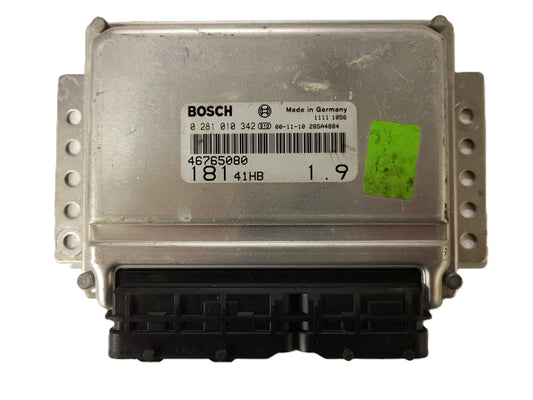 FIAT MAREA ECU / 0281010342 / 46765080 / BOSCH