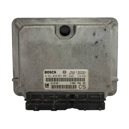 Opel Zafira ECU / 0281010021 / 09133269 / CS / BOSCH