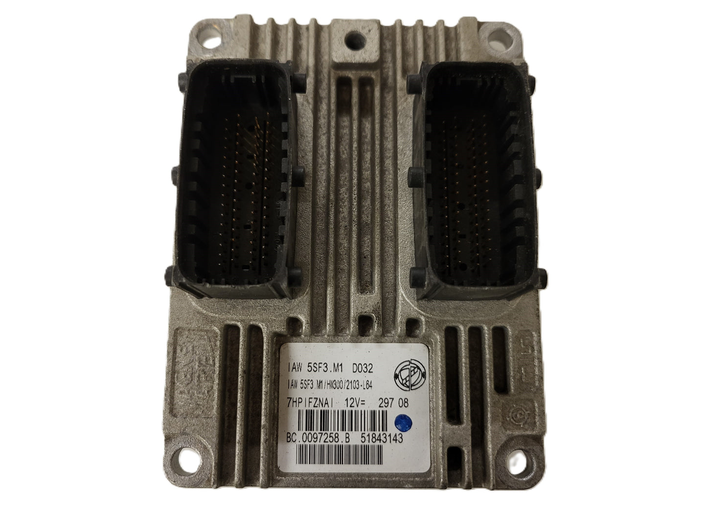 FIAT GRANDE PUNTO ECU / IAW 5SF3.M1 / 51843143 / HW300 / MAGNETI MARELLI