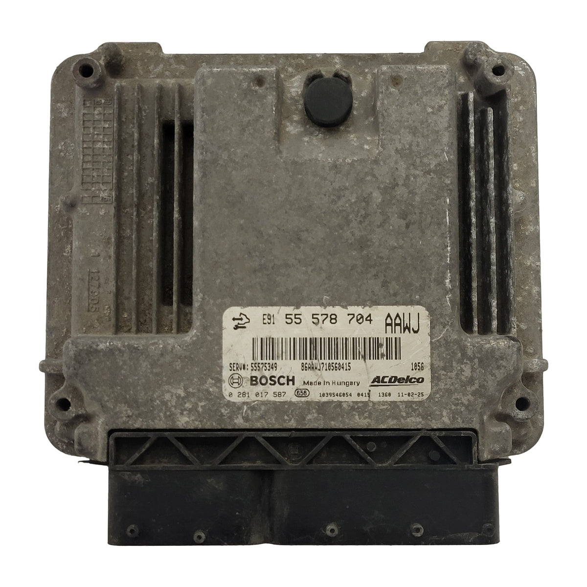 OPEL MERIVA B ECU / 0281017587 / 55578704 / 55575349 / BOSCH - B18-05 - 1