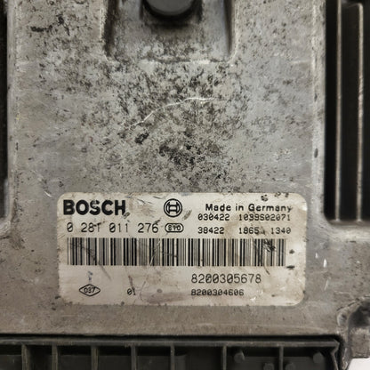 Renault Megane 1.9 DCI ECU / 0281011276 / 8200305678 / 8200304606 / BOSCH