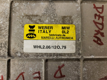 LANCIA DEDRA 1.6 ECU / MIW 0L2 / WHL2.06/12O.79 / WEBER ITALY
