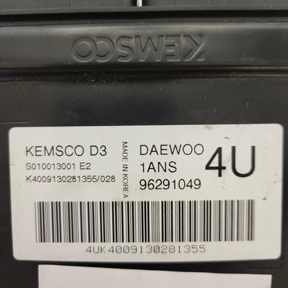 CHEVROLET MATIZ ECU / 96291049 / 1AFN / S010013001 / KEMSCO