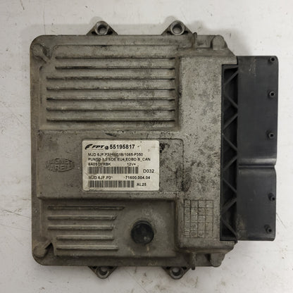 Fiat Punto ECU / MJD 6JF.P3 / 55195817 / HW01B / 71600.004.04 / MAGNETI MARELLI