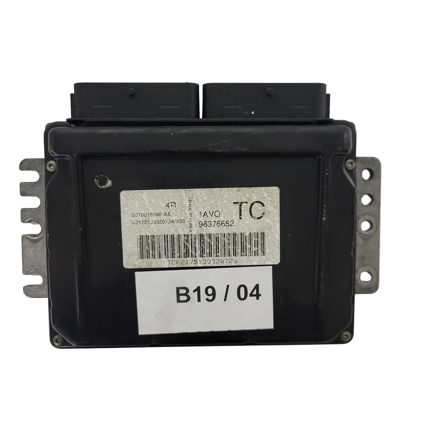 CHEVROLET KALOS ECU / S010016040 A8 / 96376652 / 1AYQ