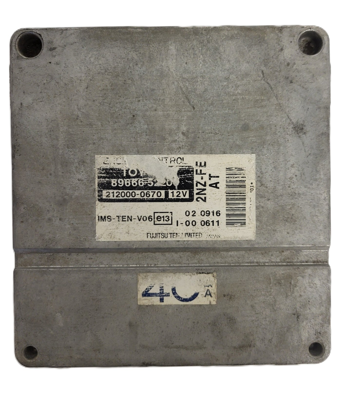 TOYOTA ECU / 8966652200 / 212000-0670 / 2NZ-FE