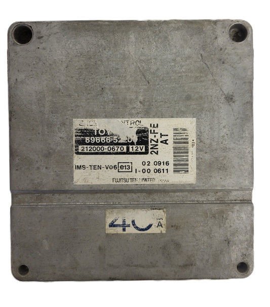 TOYOTA ECU / 8966652200 / 212000-0670 / 2NZ-FE