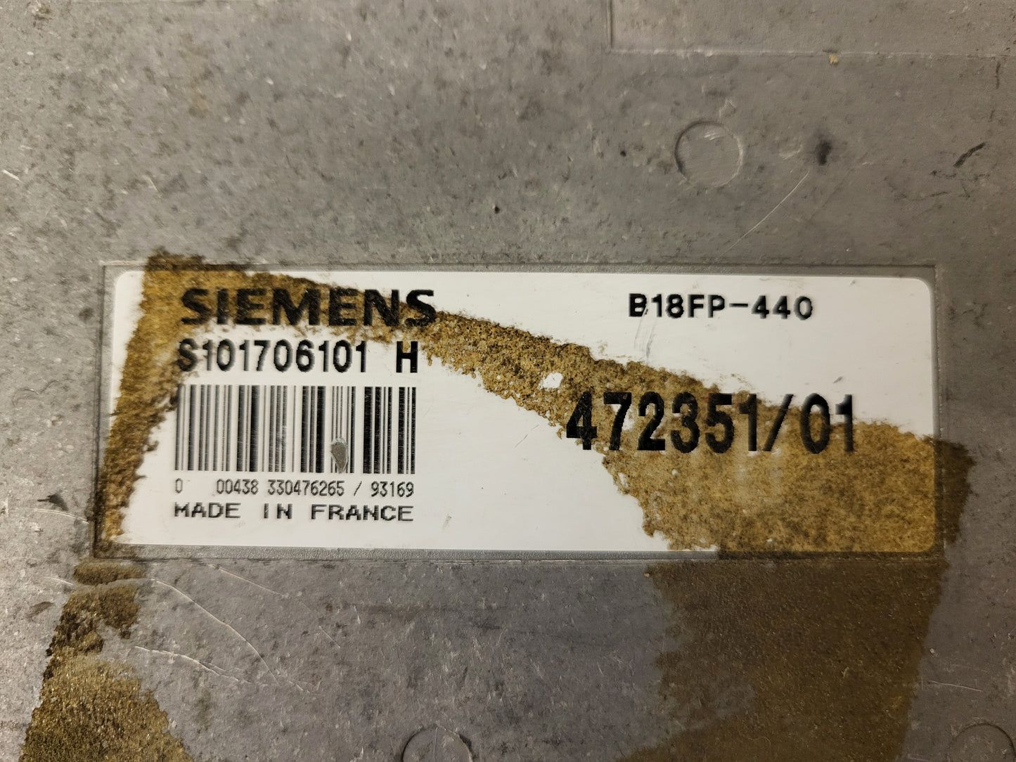 VOLVO 440 ECU / S101706101H / 472351/01 / B18FP-440 / SIEMENS