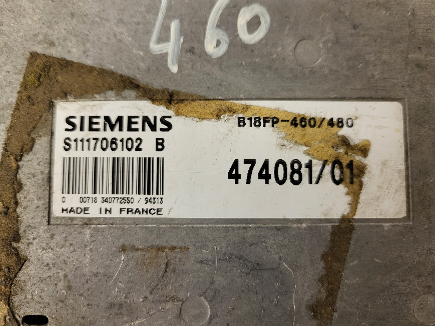 VOLVO ECU / S111706102B / 474081/01 / B18FP-460/480 / SIEMENS