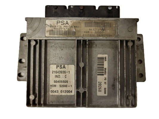 CITROEN XSARA PICASSO 1.8 ECU / 9640514780 / 9632727280 / 21643936-1 / SAGEM