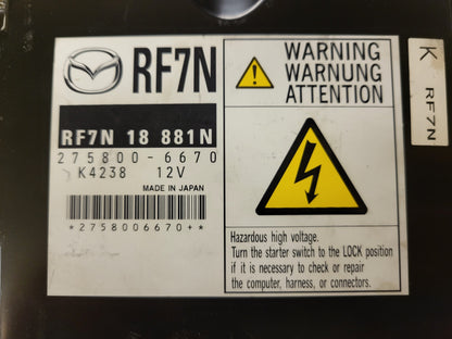 MAZDA 5 2.0 CD ECU / 275800-6670 / RF7N18881N / MAZDA