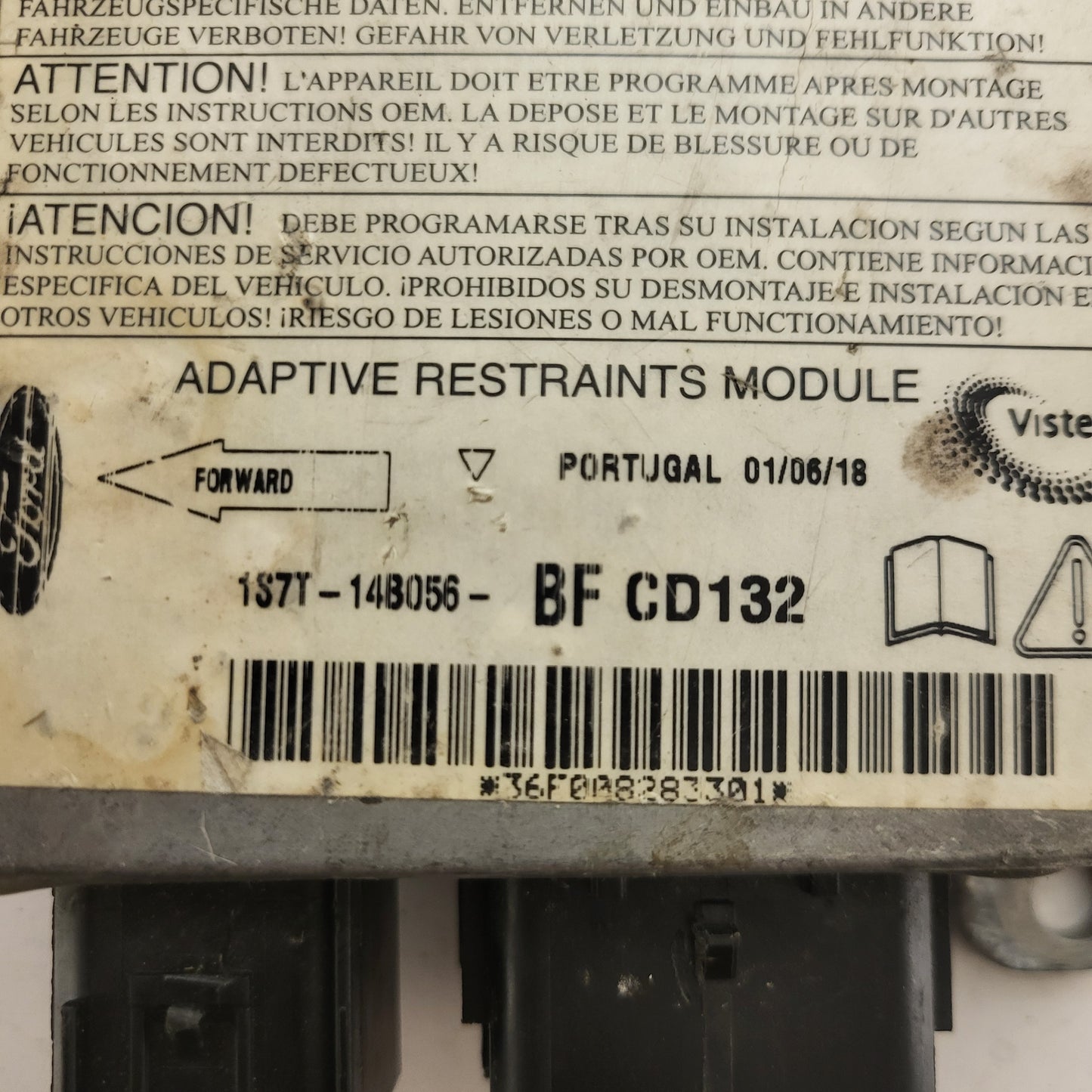 FORD MONDEO MK3 ECU MODULE / 1S7T-14B056-BF / 1S7T14B056BF / CD132