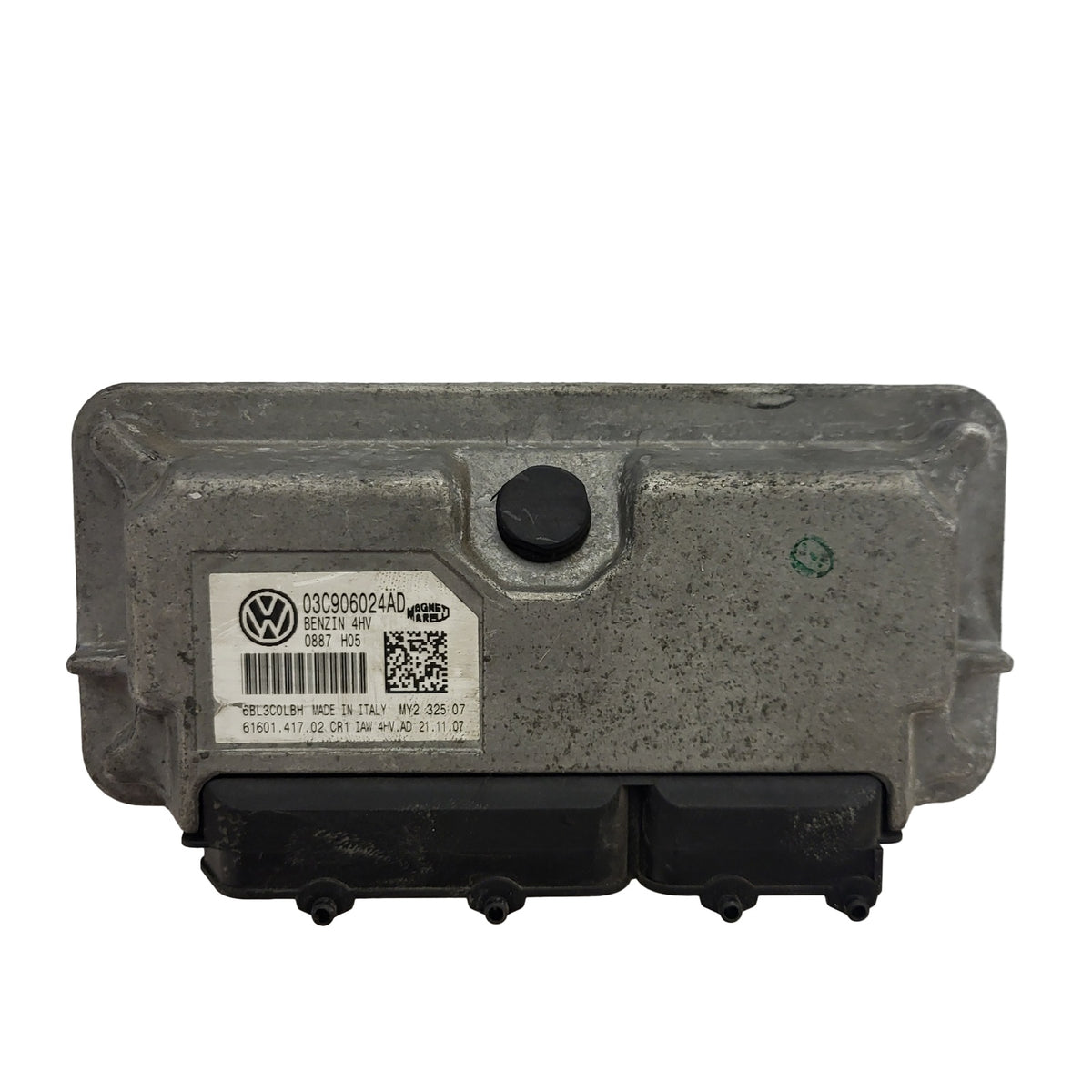 VW POLO ECU / 03C906024AD / 4HV / IAW 4HV.AD / 61601.417.02 / MAGNETI MARELLI - B20-02 - 1