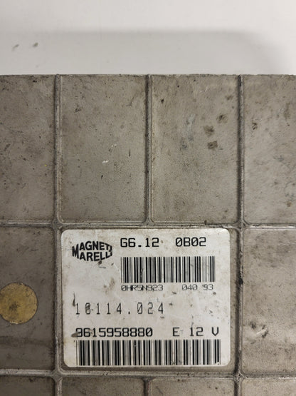 CITREON ZX ECU / G6.12 / 9615958880 / 16114.024 / MAGNETI MARELLI