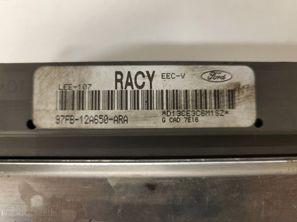 FORD ECU / 97FB-12A650-ARA / LEE-107 / RACY /  97FB12A650ARA