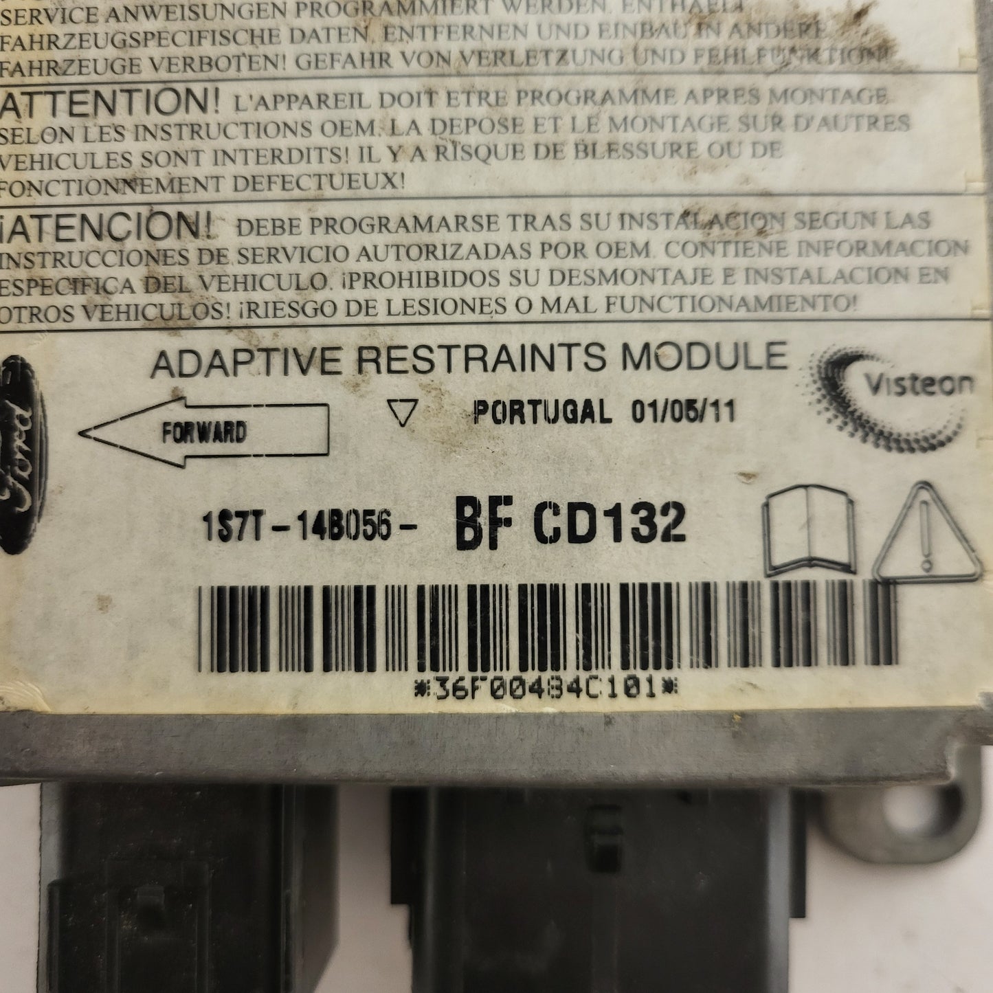 FORD MONDEO MK3 ECU MODULE / 1S7T-14B056-BF / 1S7T14B056BF / CD132