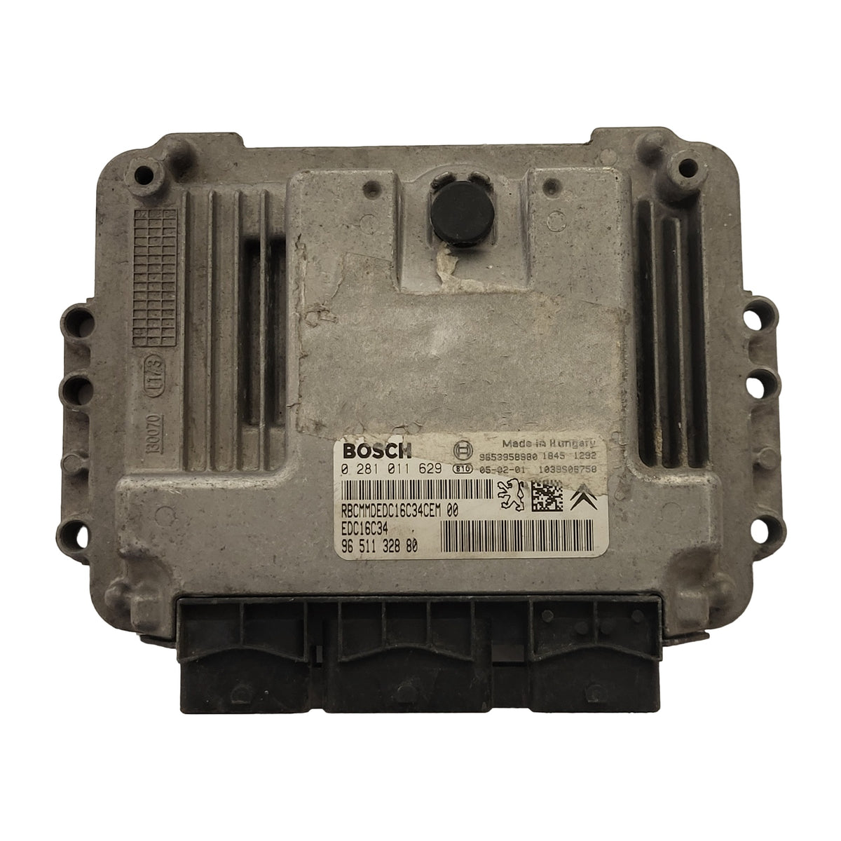 CITROEN C4 ECU / 0281011629 / EDC16C34 / 9651132880 / BOSCH - B20-19 - 1