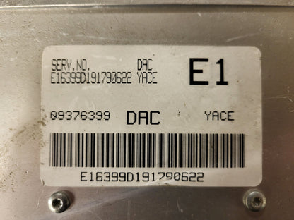 DAEWOO NUBIRA ECU / 09376399 / YACE /