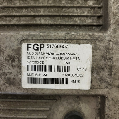LANICA MUSA ECU / 51768657 / MJD6JF.M4 / HW01C / MAGNETI MARELLI