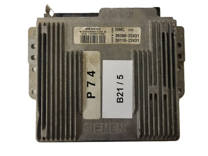 HYUNDAI ACCENT ECU / K103300120A / K103300120 / 39100-22431 / SIEMENS - B21-05 - 1