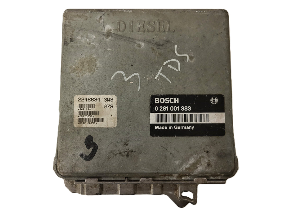 BMW ECU / 0281001383 / 2246684 / 6142.00156 / BOSCH - B21-09 - 1