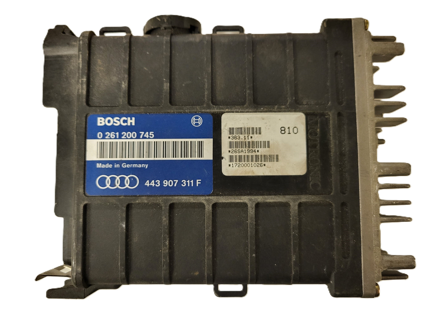 AUDI 80 B4 ECU / 0261200745 / 443907311F / 26SA1994 / BOSCH