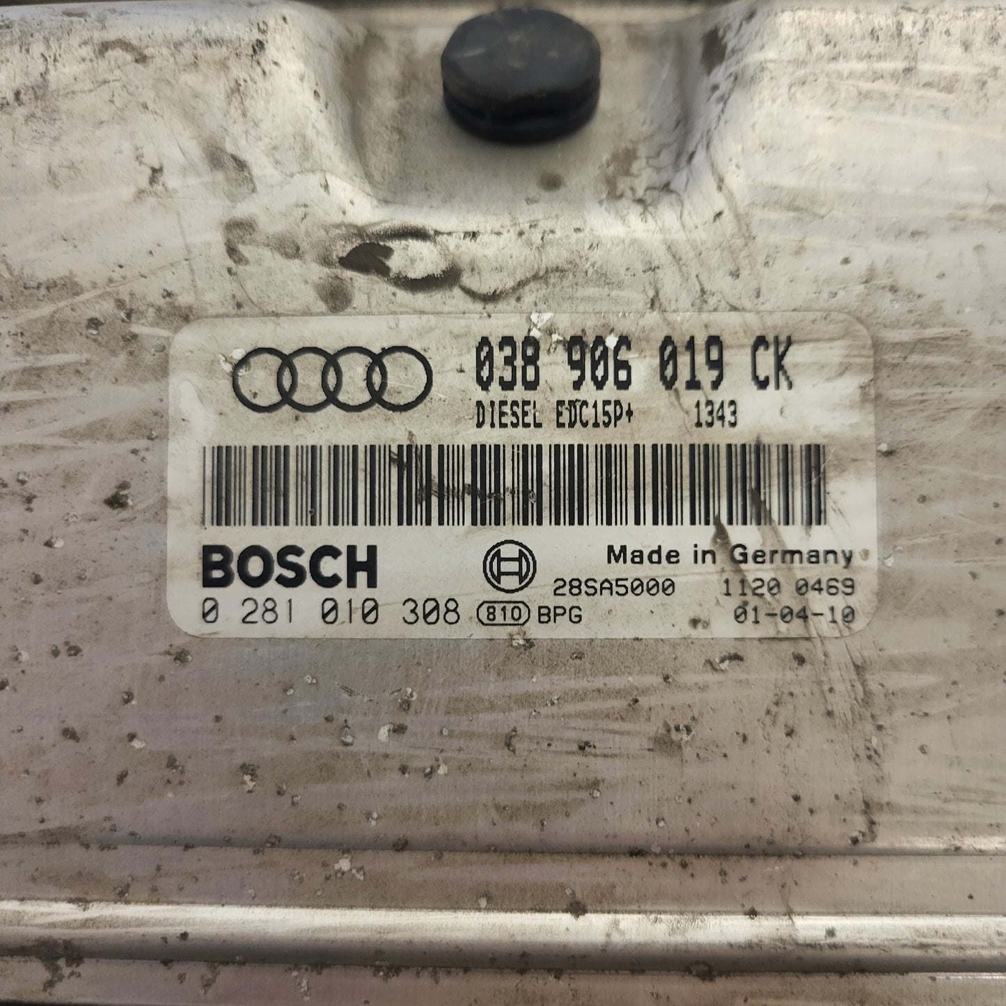 AUDI A3 ECU / 038906019CK / EDC15P+ / 0281010308 / BOSCH