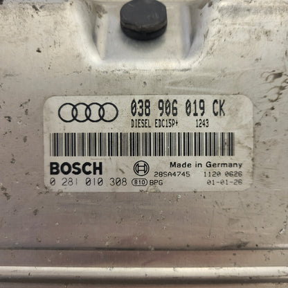 AUDI A3 ECU / 038906019CK / EDC15P+ / 0281010308 / BOSCH