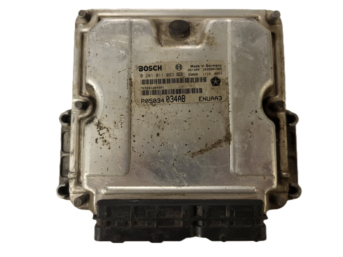CHRYSLER ECU / 0281011093 / P05034034AB / BOSCH - B21-21 - 1