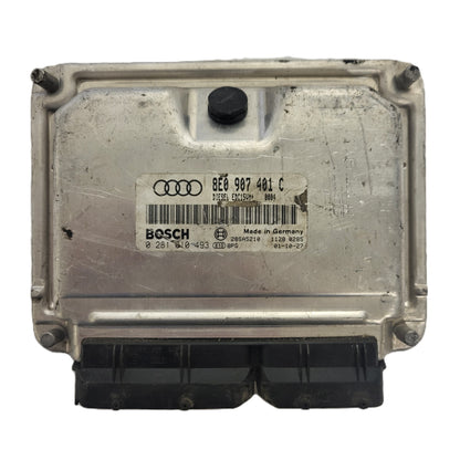 AUDI A4 2.5 TDI ECU / 8E0907401C / 0281010493 / EDC15VM+ / BOSCH
