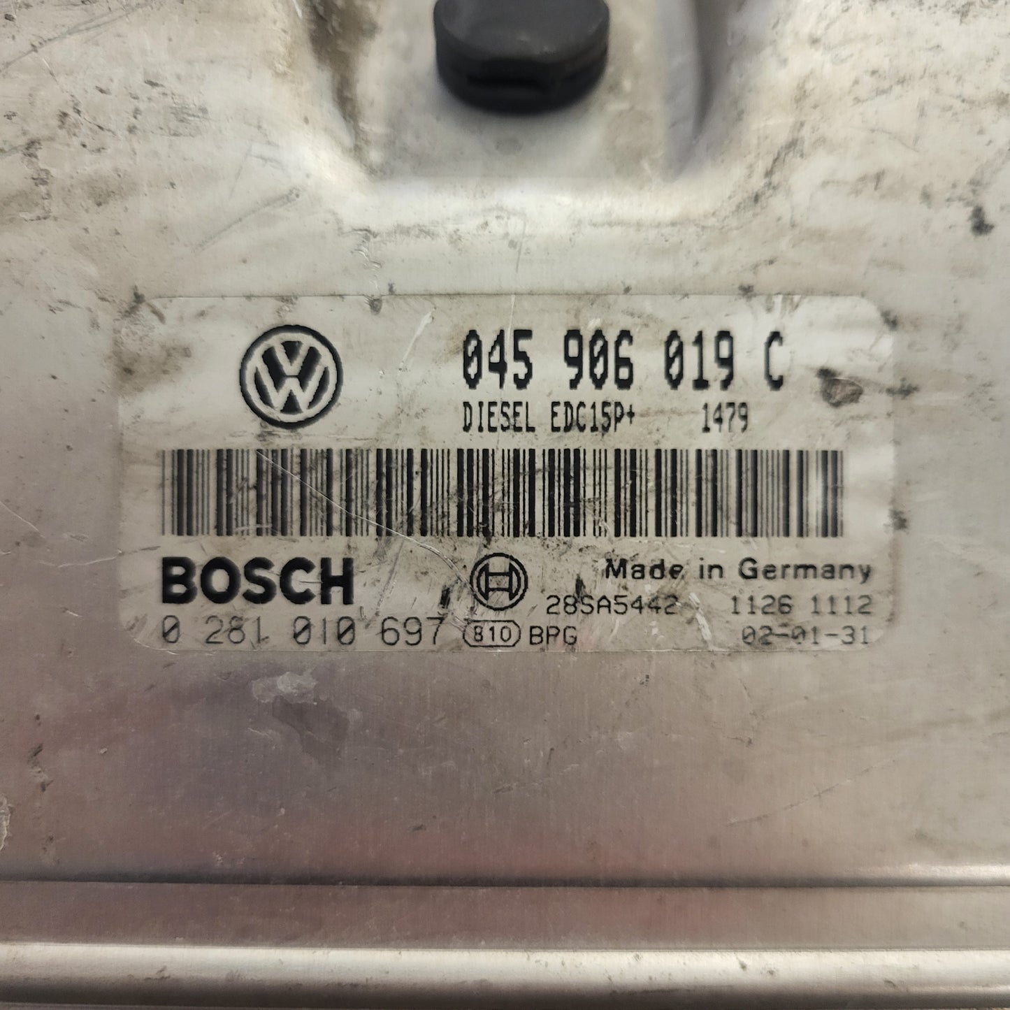 VW VAG POLO GOLF ECU / 045906019C / 0281010697 / EDC15P+ / BOSCH