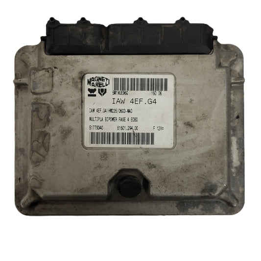 FIAT MULTIPLA BIPOWER ECU / IAW 4EF.G4 / HW226 / 51779340 / 61601.294.00
