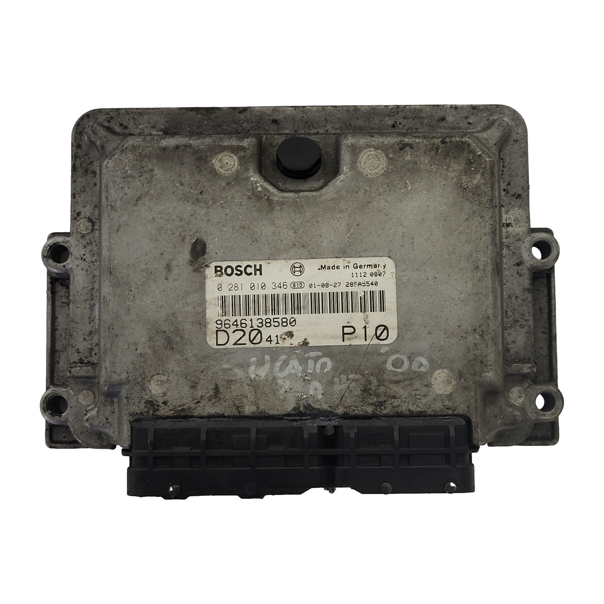 FIAT DUCATO JUMPER BOXER ECU / 0281010346 / 9646138580 / BOSCH - B22-01 - 1