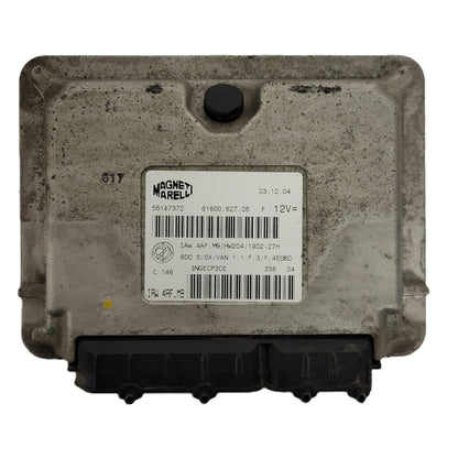 Fiat Seicento 600 ECU / 55187372 / IAW 4AF.M9 / 61600.627.05 / HW204 / MAGNETI M
