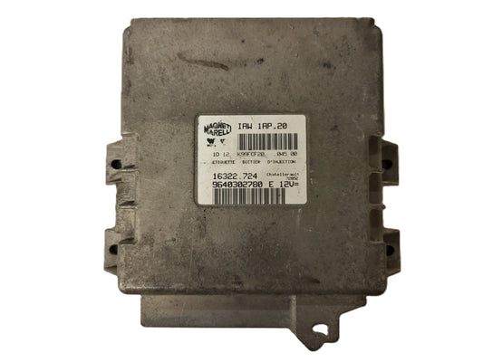 PEUGEOT CITROEN ECU / 1AP.20 / 9640302780 / 16322.724 / MAGNETI MARELLI
