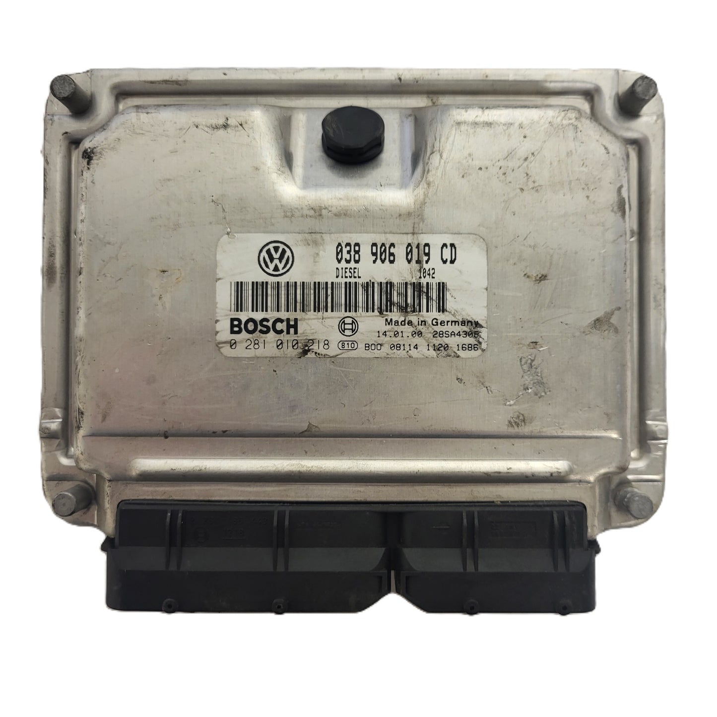 VW SKODA VAG ECU / 038906019CD / 0281010218 / 038906019 / BOSCH