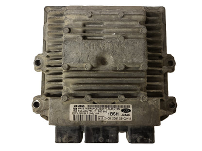FORD FIESTA ECU / 2S6A-12A650-BN / 5WS40027-T / 1BSH / SID802 / 1BSH / SIEMENS - B22-10 - 1