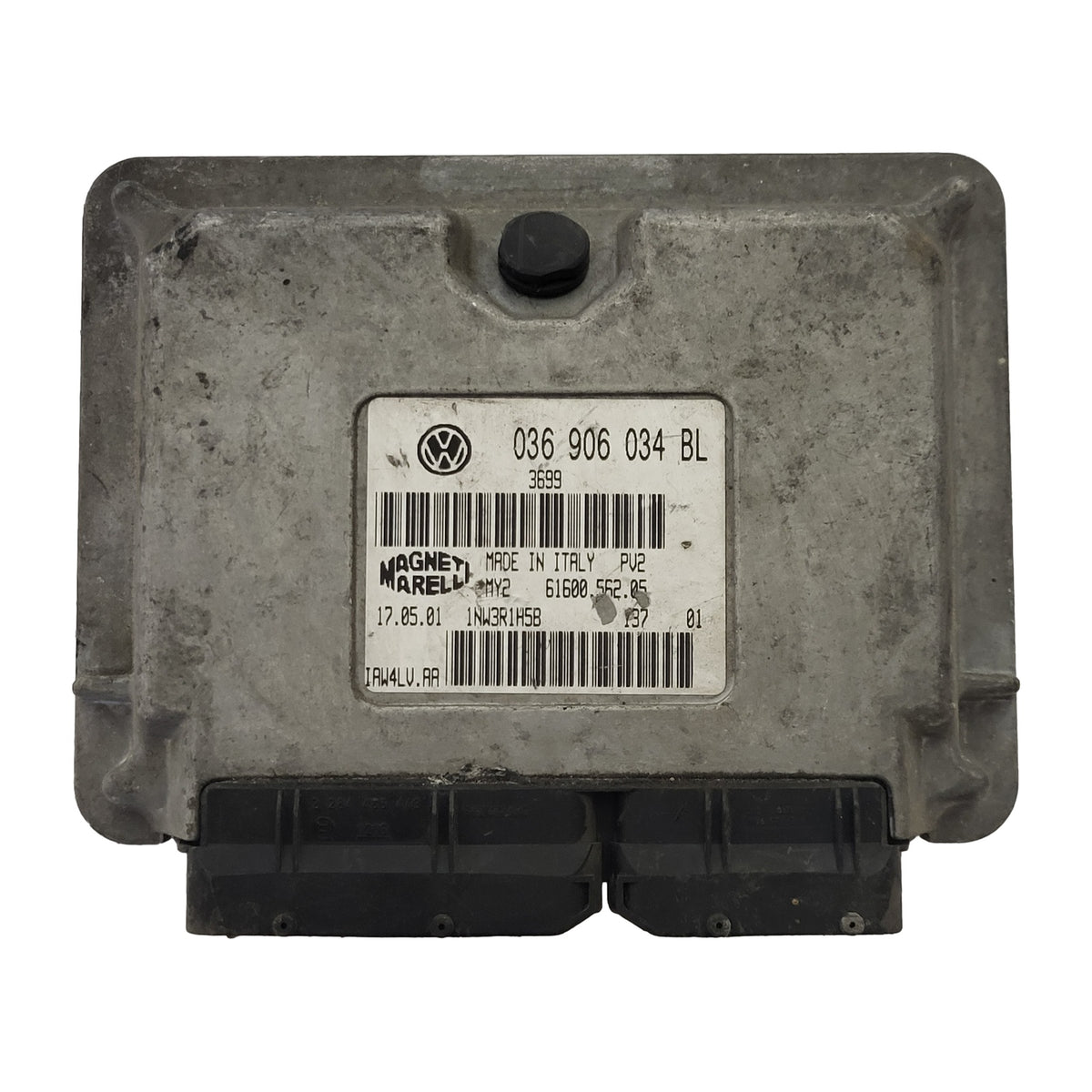 VW POLO ECU / 036906034BL / 036906034 / IAW 4LV.AA / MAGNETI MARELLI - B22-11 - 1