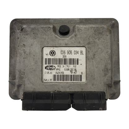 VW POLO ECU / 036906034BL / 036906034 / IAW 4LV.AA / MAGNETI MARELLI - B22-11 - 1