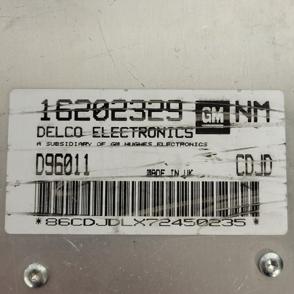 OPEL ASTRA F ECU / 16202329 / D96011 / CDJD / DELCO - B22-21 - 2