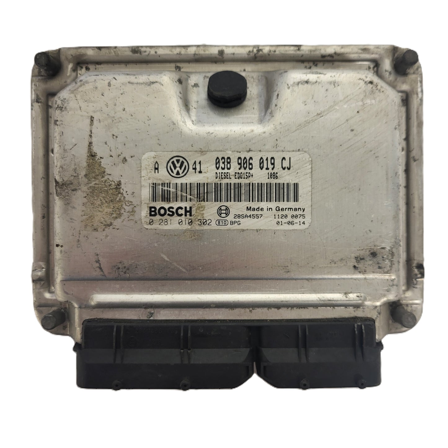 VW GOLF VAG ECU / 038906019CJ / 0281010302 / EDC15P+ / 28SA4557 / 038906019