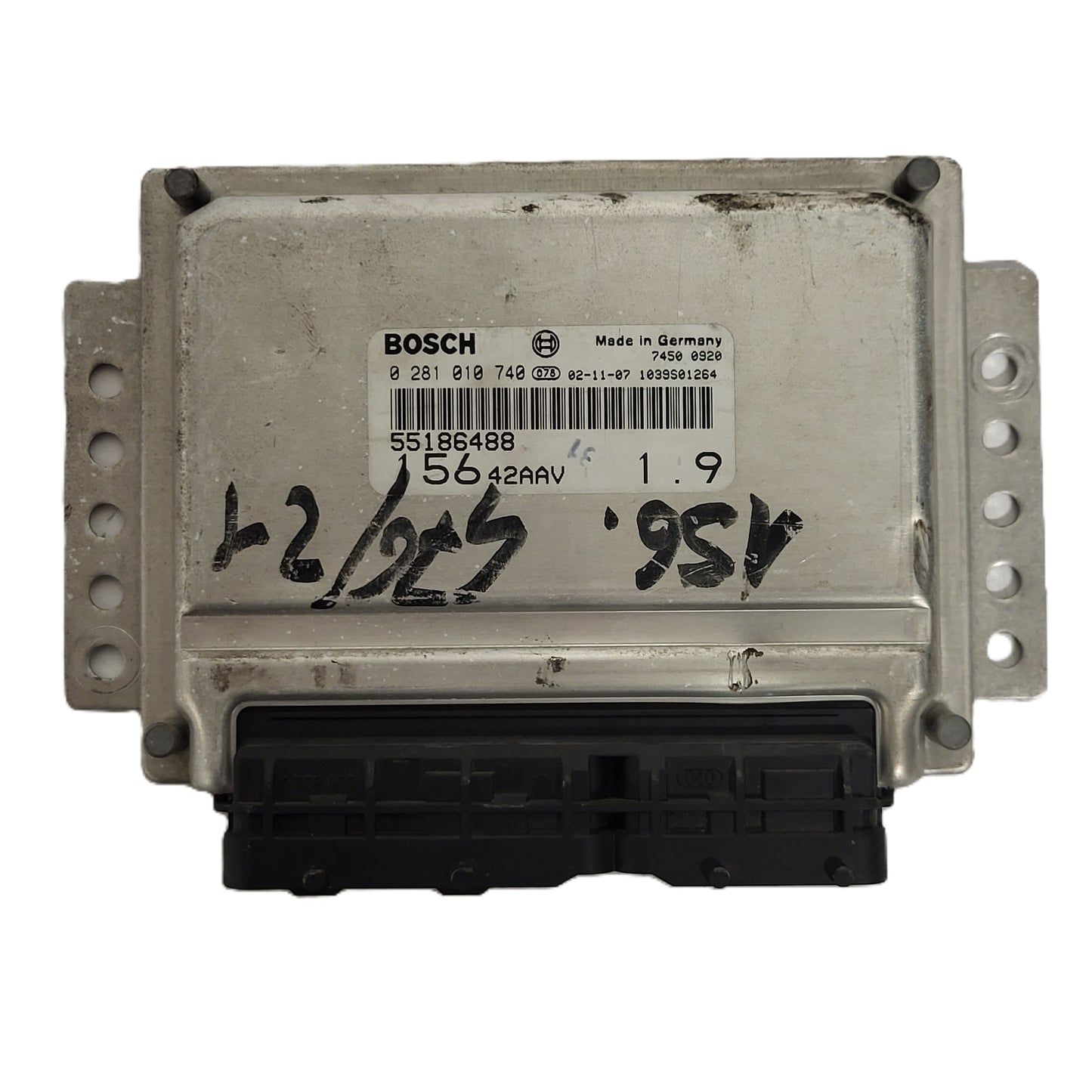 ALFA ROMEO 156 ECU / 0281010740 / 55186488 / BOSCH