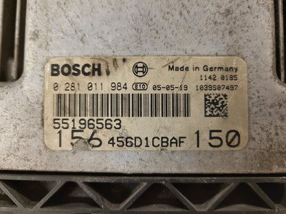ALFA ROMEO 156 ECU / 0281011984 / 55196563 / 1039S07497 / BOSCH