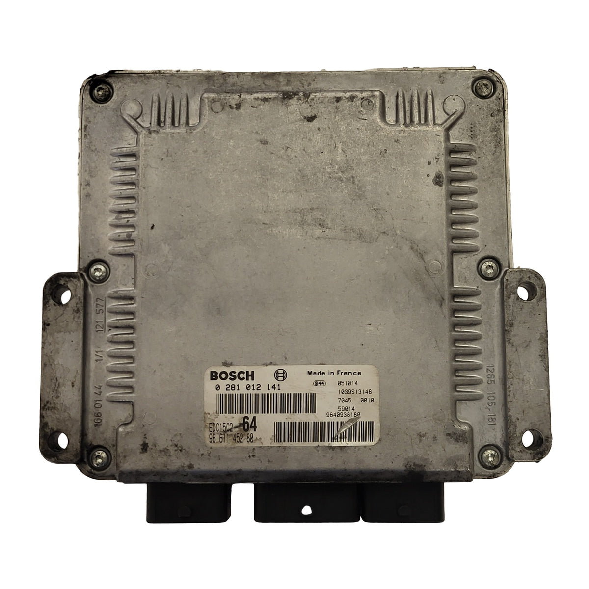 Peugeot 807 ECU / 0281012141 / 9661145280 / EDC15C2 / 9640938180 / BOSCH - B23-12 - 1