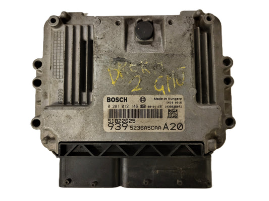 ALFA ROMEO 159 ECU / 0281012146 / 51822625 / 9395236A5CAA / BOSCH
