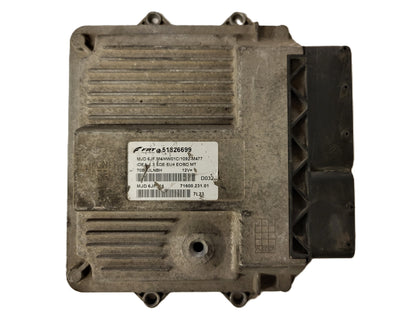 FIAT IDEA ECU / 51826699 / MJD 6JF.M4 / HW01C / 71600.231.01 / MAGNETI MARELLI